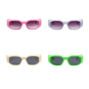 Lunettes de soleil rétro carrées irrégulières pour femmes et hommes, lunettes de soleil de styliste à petite monture, tendance, nuances de produits UV400, nouvelle collection