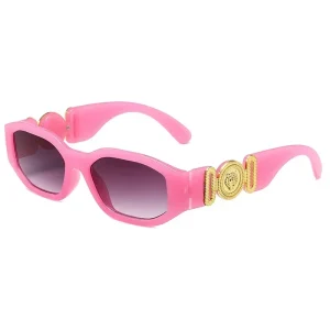Lunettes de soleil rétro carrées irrégulières pour femmes et hommes, lunettes de soleil de styliste à petite monture, tendance, nuances de produits UV400, nouvelle collection
