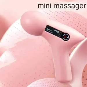 Mini Pistolet de Énergie Électrique Portable à 6 Têtes avec Écran LCD, Ohio eur Musculaire pour le Cou, les Pieds et le Corps