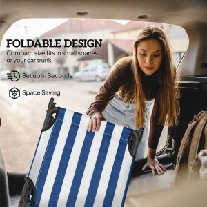 Adjustable Sun Lounger for Beach & Camping