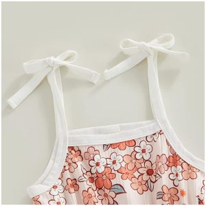 Spring Floral Toddler Jumpsuit