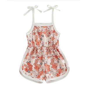 Spring Floral Toddler Jumpsuit