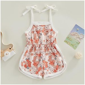 Spring Floral Toddler Jumpsuit