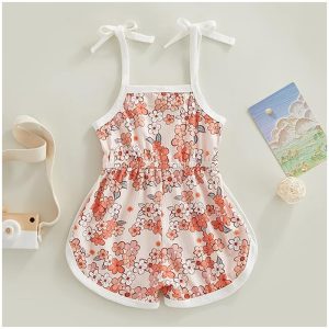 Spring Floral Toddler Jumpsuit
