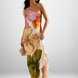 Spring Floral Maxi Dress for Women